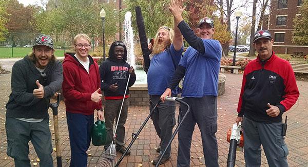 Our Grounds Crews are eager for ways to support our teams and have the imaginations to do so!
